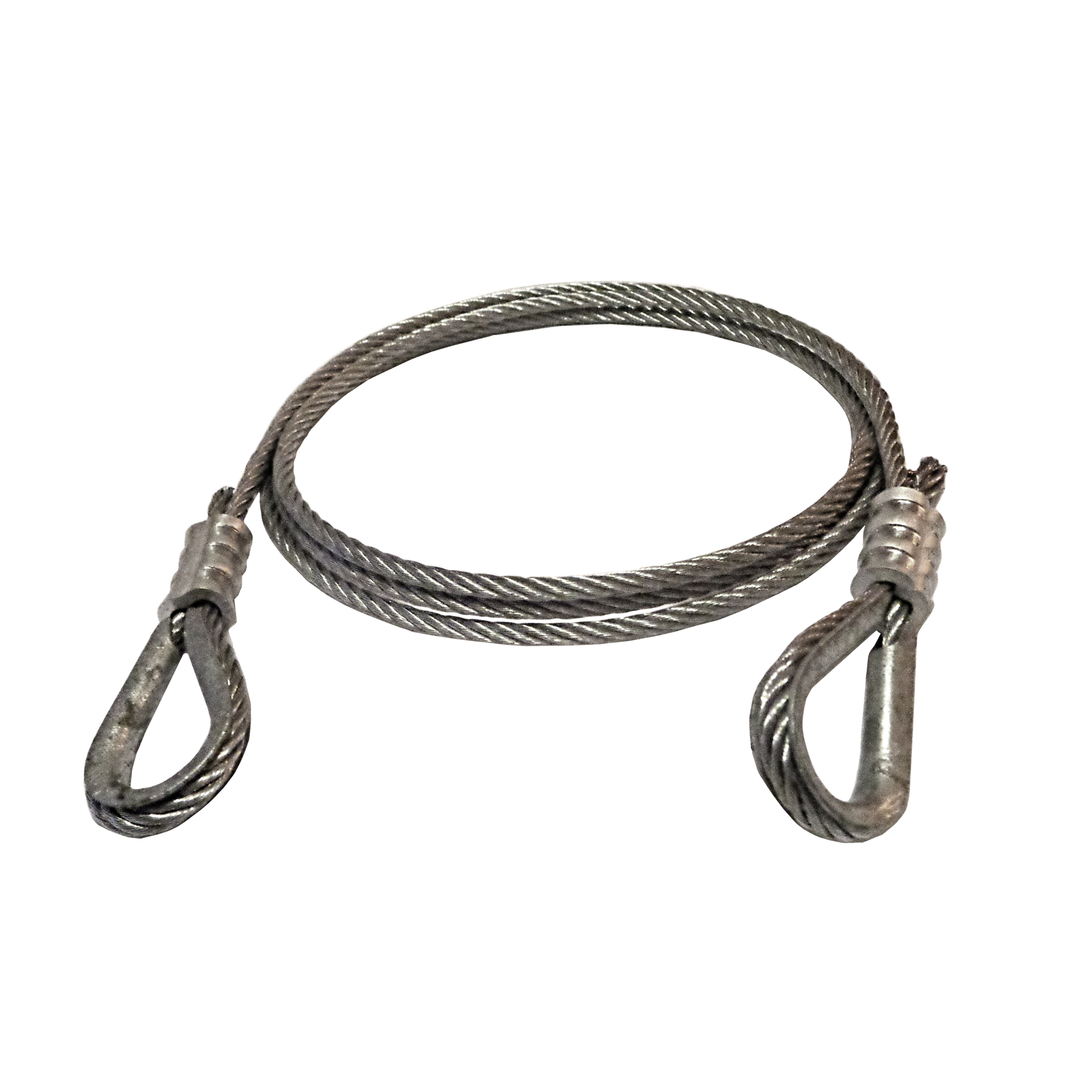 American Power Pull, 6ft. Long 3/16in. Cable Extender, Capacity 2000 lb, Model# 28506
